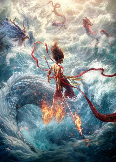Nezha: Zhi Mo Tong Nao Hai poster