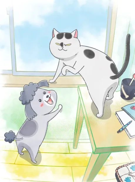 Inu to Neko Docchi mo Katteru to Mainichi Tanoshii poster